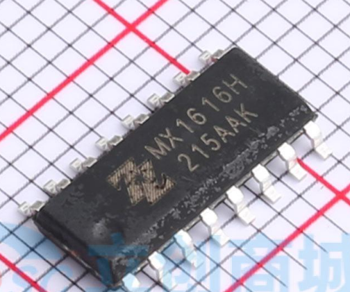 原装全新 MX1616H MX1616L SOP-16 低压双通道有刷电机驱动器