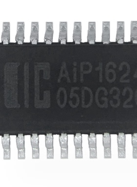 中微爱芯 AiP1624 LED驱动控制专用电路 14段4位 SSOP24