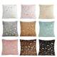 Cushion Pillow Cover Feather Decorative Plush Fur Home Case