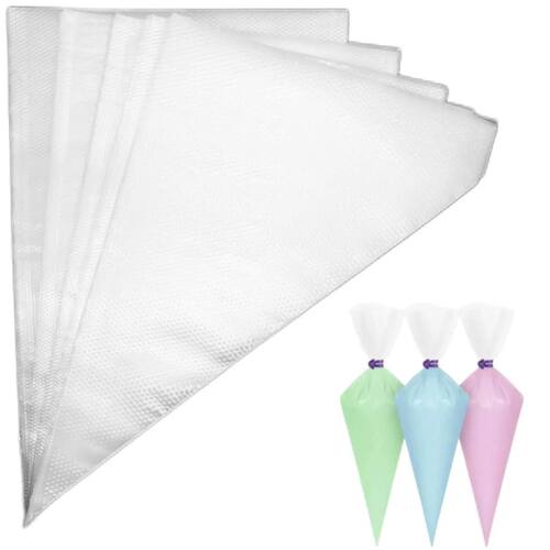 100pcs Disposable Pastry Bags, 11.8x8.37in (30x21.3cm), for