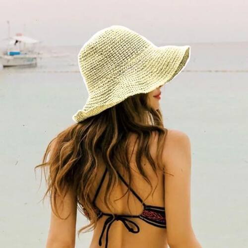 Women's Beach Sun Hat, Fisherman's Hat, Summer Hat, Foldable