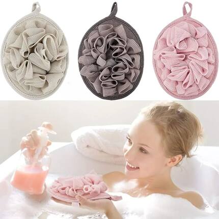 Loofah Body Bath Scrubber Shower Wash Flower Ball Massage Ex