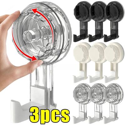 Nail-free Vacuum Hooks Powerful Suction Cup Reusable Storage