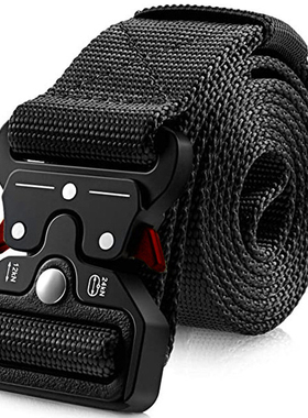 Genuine tactical belt quick release outdoor military belt so