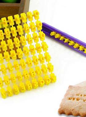 1set english letters stamp cake biscuits seal mould for the