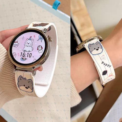 卡通腊肠狗磁吸适用小米watchS5/S4表带Watch5高级创意Color2硅胶