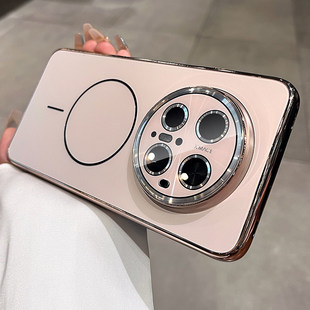 适用华为mate80手机壳mate80promax新款 磁吸mate70pro磨砂保护套mate60镜头全包防摔air高级感pro