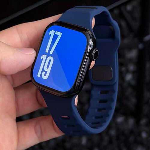 【创意不规则斜切】适用苹果S11手表iwatch10表带s9硅胶S8腕带女