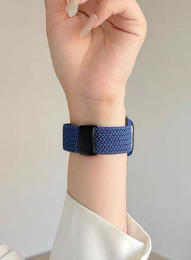 磁吸尼龙编织运动适用iwatch8/9苹果手表带applewatch765se男女款