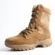 羊毛高帮侧拉链工装 冬季 户外靴 作战男靴沙漠棕色战靴际华正版 新款