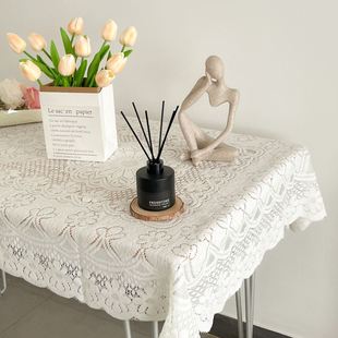 White lace tablecloth washing machine sofa dust cover 桌布