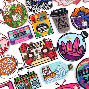 Cartoon Embroidery Patch Iron On Patches For Clothing DIY Ta