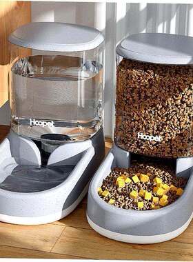 。pet automatic feeder food bowl dog cat water dispenser喂食