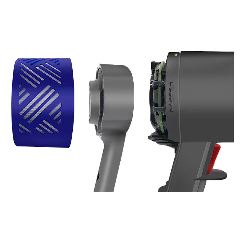 适用戴森 Dyson V6 可改装主机马达后盖加装滤网配件