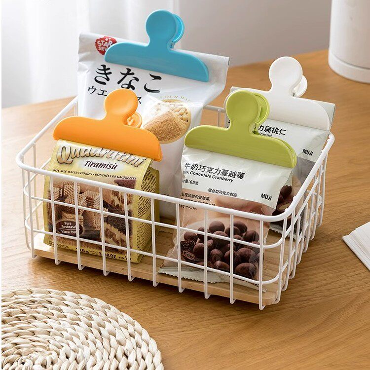 韩国进口食品封口夹零食封口神器厨房食物保鲜防潮密封塑料袋夹子