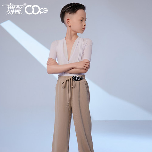 oope舞配男拉丁舞服练功服训练服
