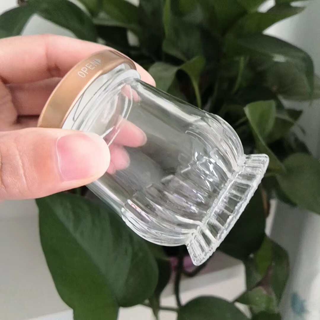 阿胶鲜炖花胶燕窝鱼胶奶冻蜂蜜海参果酱玻璃瓶分装瓶印刷logo广告