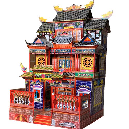 灵屋纸房纸扎折叠价格 灵屋纸房纸扎折叠图片 星期三