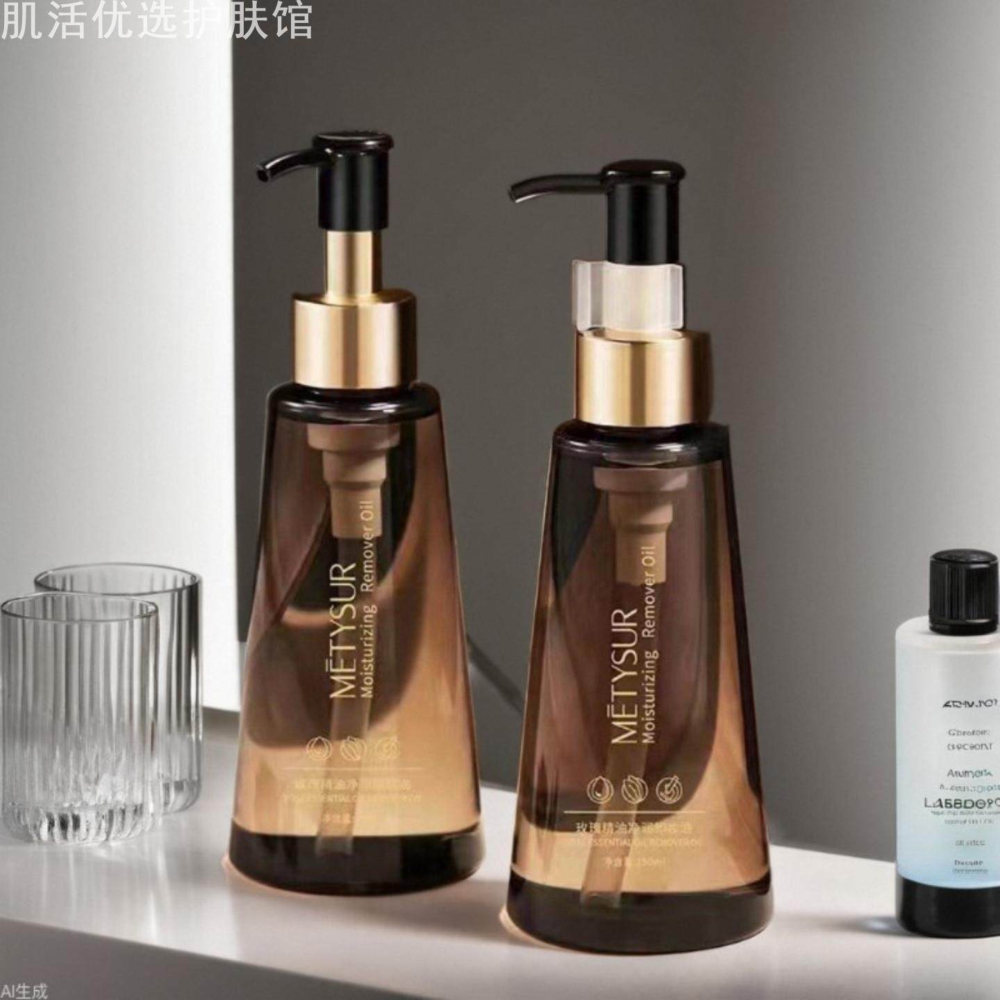 美媞秀玫瑰花萃精油净润卸妆油150ml 眼唇脸部三合一面部彩妆清洁