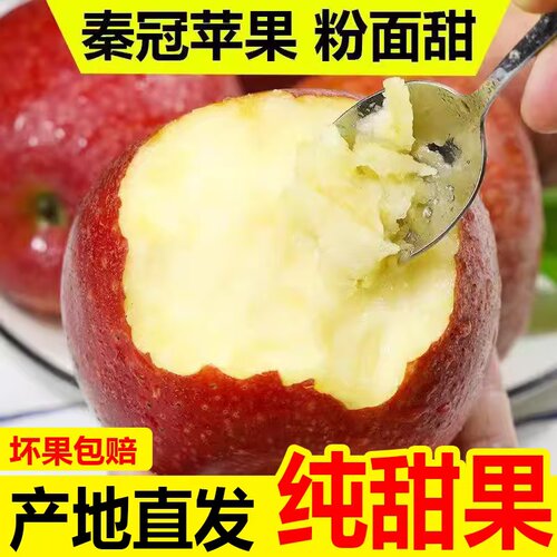 正宗秦冠苹果粉面沙甜宝宝辅食