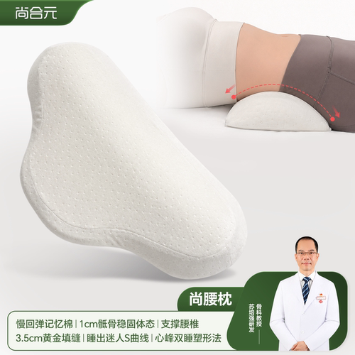 尚合元慢回弹记忆棉牵引腰枕