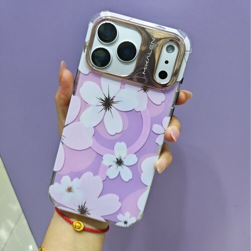 Mikalen米卡伦适用于苹果iPhone18ProMax/17Pro/16Pro花漾花朵磁吸手机壳ins风碎花时尚防摔保护套