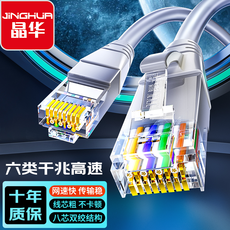 网线家用千兆路由器连接线室外