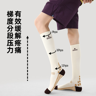 文艺复兴压力袜压缩袜网球袜骑行袜登山跑步袜专业运动加压小腿袜