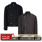 短宽版 PMET 多形态剑道服夹克 型解构双排扣原创设计感夹棉外套