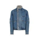 PMET「丹宁雕冕」座山雕毛领牛仔外套 外套 重磅水洗加厚保暖工装