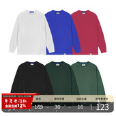 基础款 21支230克纯棉T恤 潮牌男春季 PMET 宽松休闲百搭长袖 打底