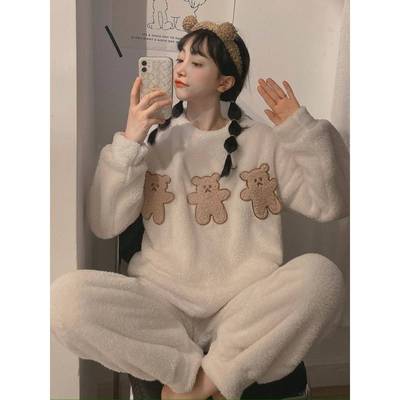 pyjamas pajamas winter pijamas women nightwear sleepwear睡衣