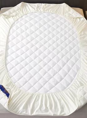 Hotel Fitted Mattress Topper Bed Pad Protecto Cover Queen