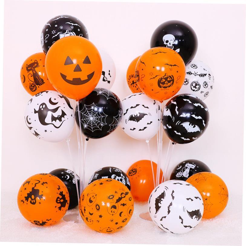 100pcs Halloween Balloon 12 inch Printed Pumpkin Bar Party