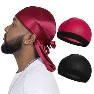 Silky Durag Rag LOT Pir Doo Long Scarf 3PCS Tail