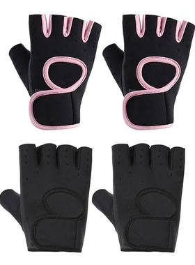 Women Men Fitness Gym Gloves Weightlifting Gloves Half Finge