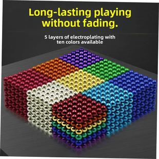 New Colorful Magnetic Ball Toys Metal DIY Magnet Balls Block