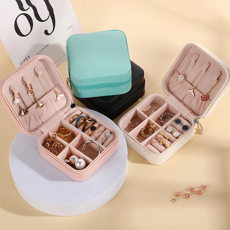 Portable Home Travel Mini Jewelry Storage Box旅行珠宝收纳盒