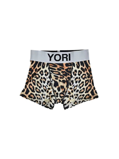 Yori Sport 偷米同款豹纹印花视觉系冰丝速干情侣男女平角裤内裤