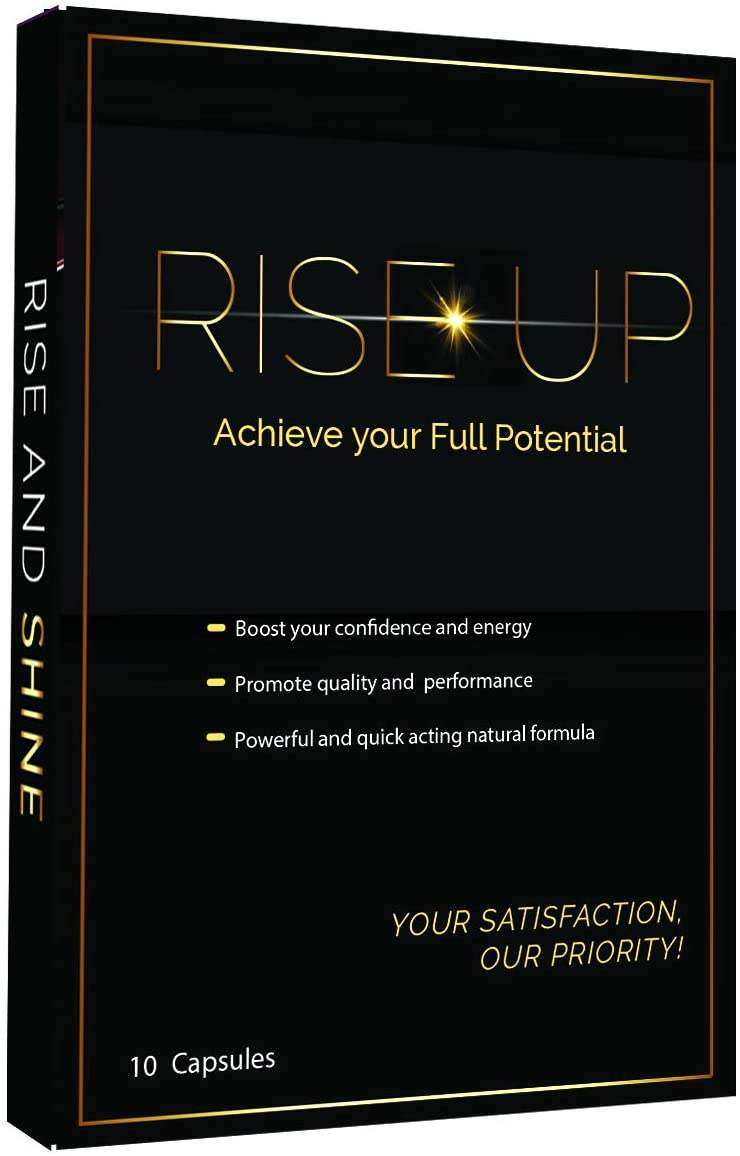 rise up, natural energy supplement, 1-pack 10 capsules