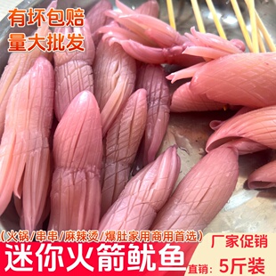 火箭鱿鱼重庆火锅食材配菜新鲜水发鱿鱼鲜活冷冻海鲜烧烤深海打捞