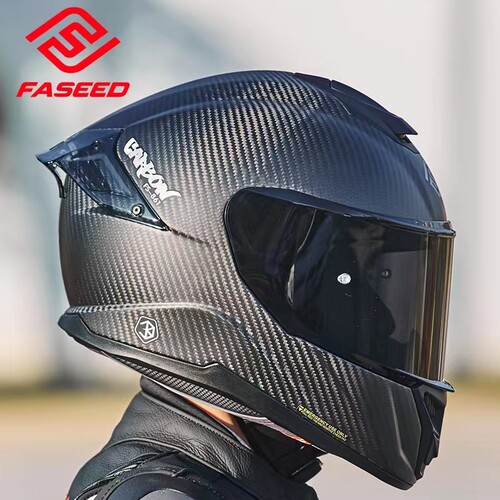 FASEED全盔861摩托车头盔男女春夏机车碳纤维大码4XL安全帽3C认证
