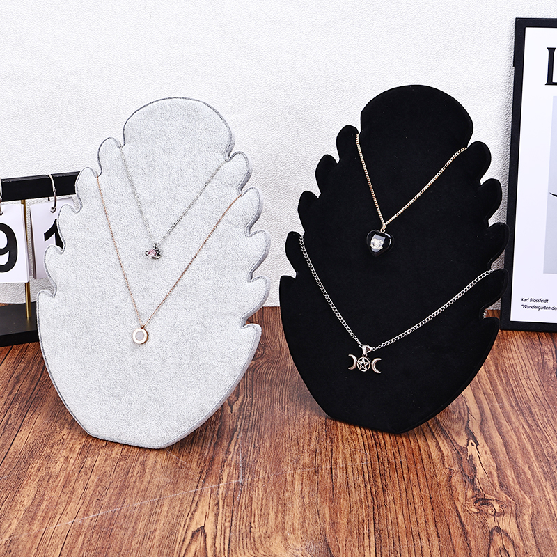 简约绒布项链展示架首饰架