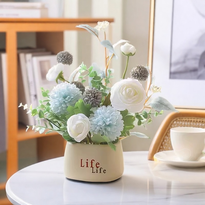 新款高档仿真轻奢假花