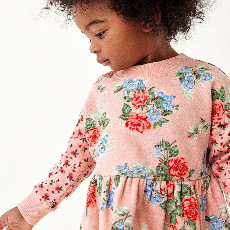 春秋款儿童欧美公主裙女童新款长袖高贵中小童长袖洋气可爱连衣裙