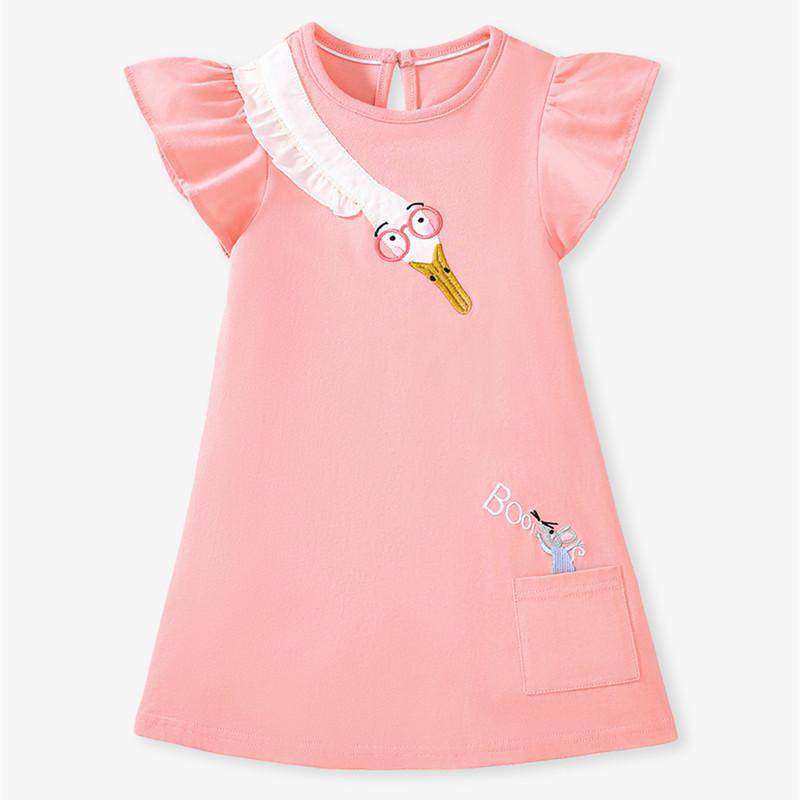 女童甜美粉红色短袖T恤连衣裙3岁小童宝宝裙子纯棉夏装女孩公主裙,童装/婴儿装/亲子装,连衣裙,淘宝优惠券,粉丝福利购,淘宝优惠卷