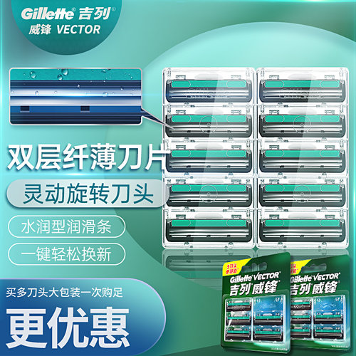 Gillette威锋手动剃须刀片