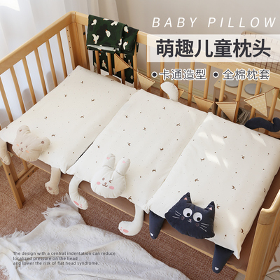 1-3岁儿童枕头卡通玩偶枕头