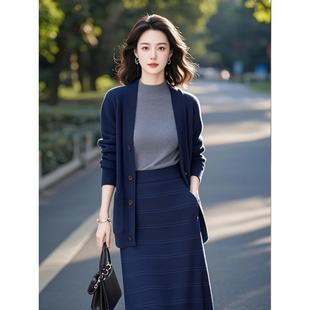 MONLOUVE广州十三行高货欧货软糯毛衣外套女宽松高级感上衣慵懒风