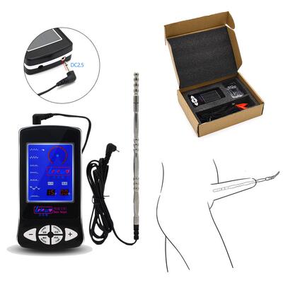 Male penis electric shock punishment toy urethral dilator